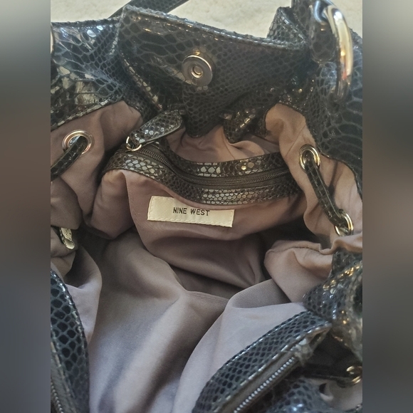 Bundle Only: Nine West Women's Black Bag Quality Man Made‎ Material - Picture 13 of 16